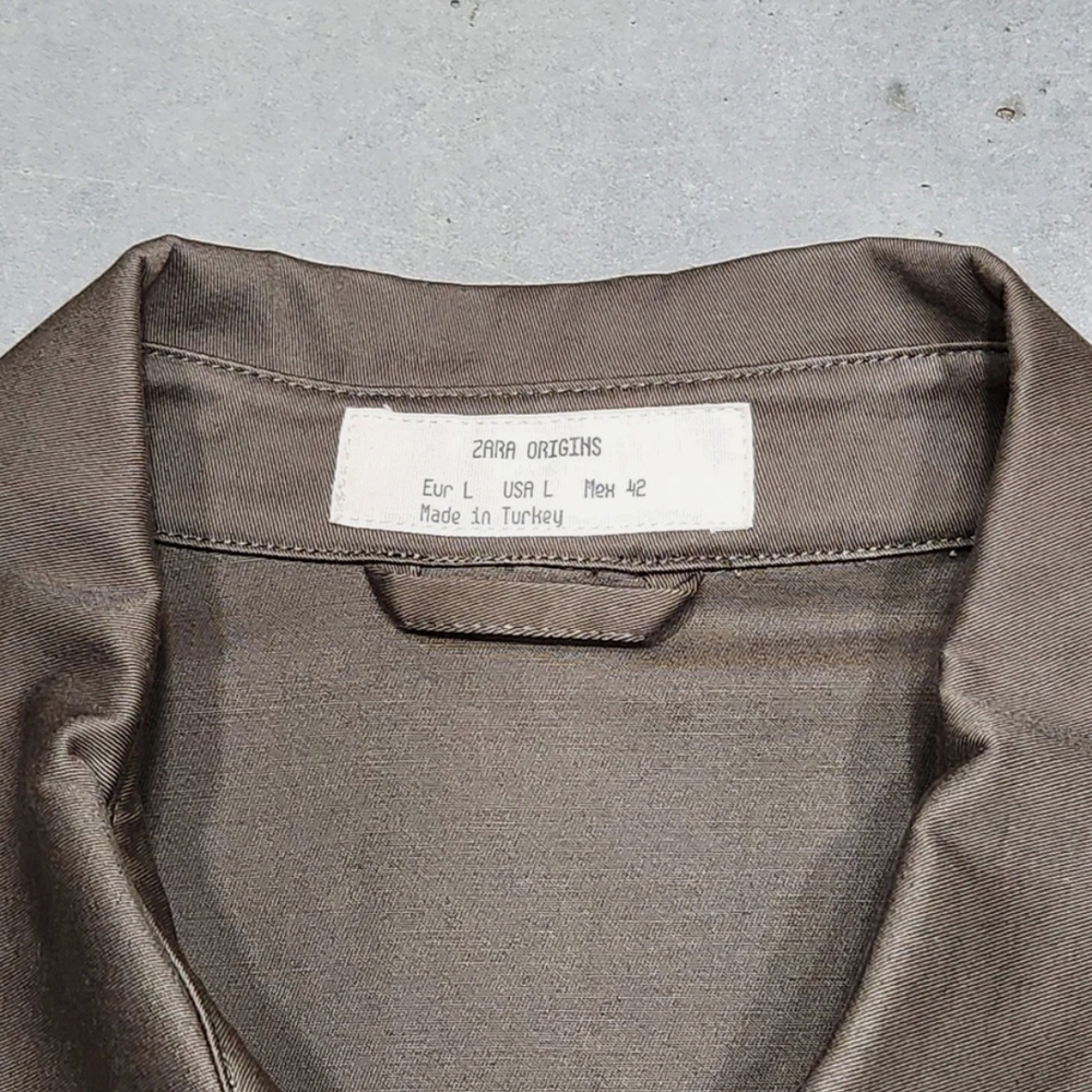 Zara Men's Olive Lightweight Jacket - Picture 2 of 6